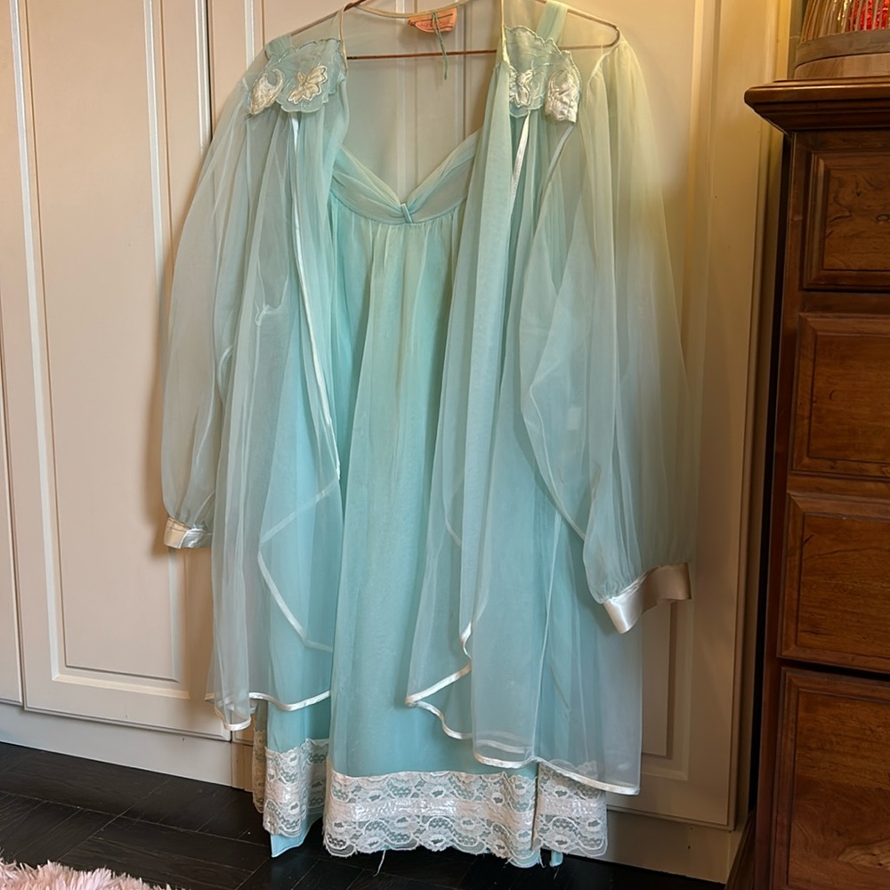 Vintage pajama set from NYC thrift store